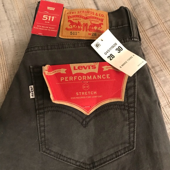 levi's 511 performance stretch jeans 